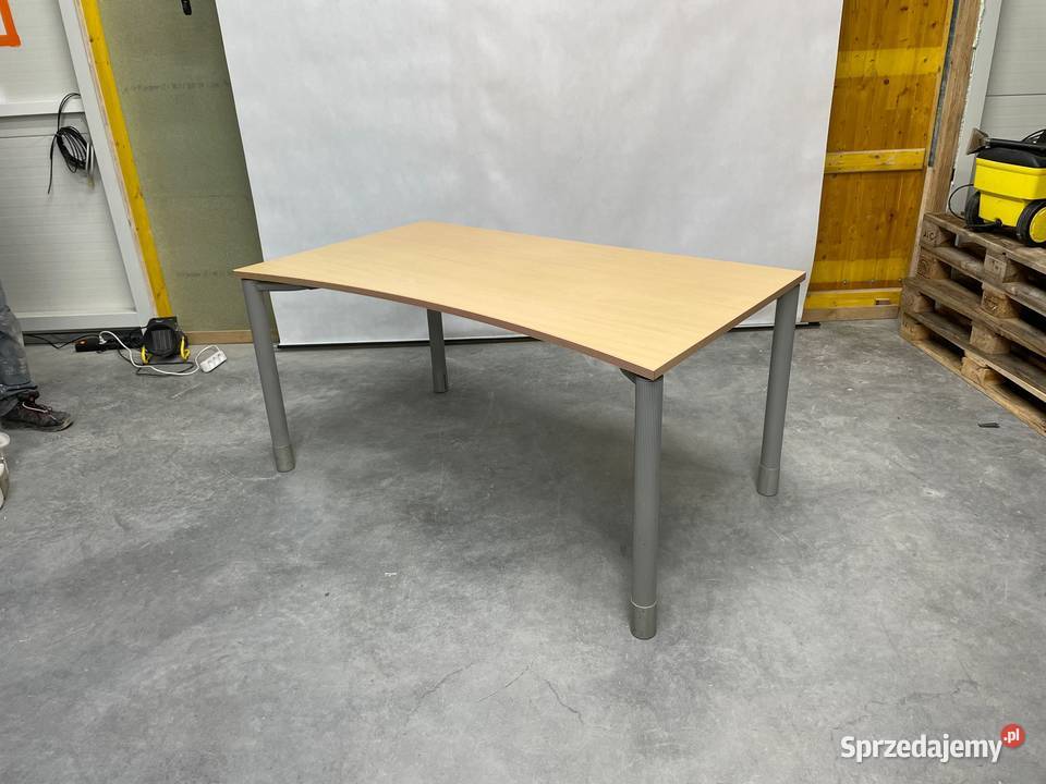 Biurko Bene jasny buk ergonomiczna wnęka Nowy Sącz