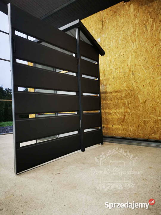 Wiata śmietnikowa spad tył 09x05m Antracyt Tarnów