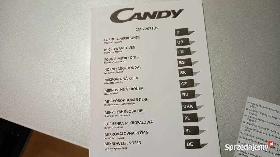 Kuchenka mikrofalowa Mikrofalówka CANDY Kuchenki mikrofalowe zachodniopomorskie Mirosławiec