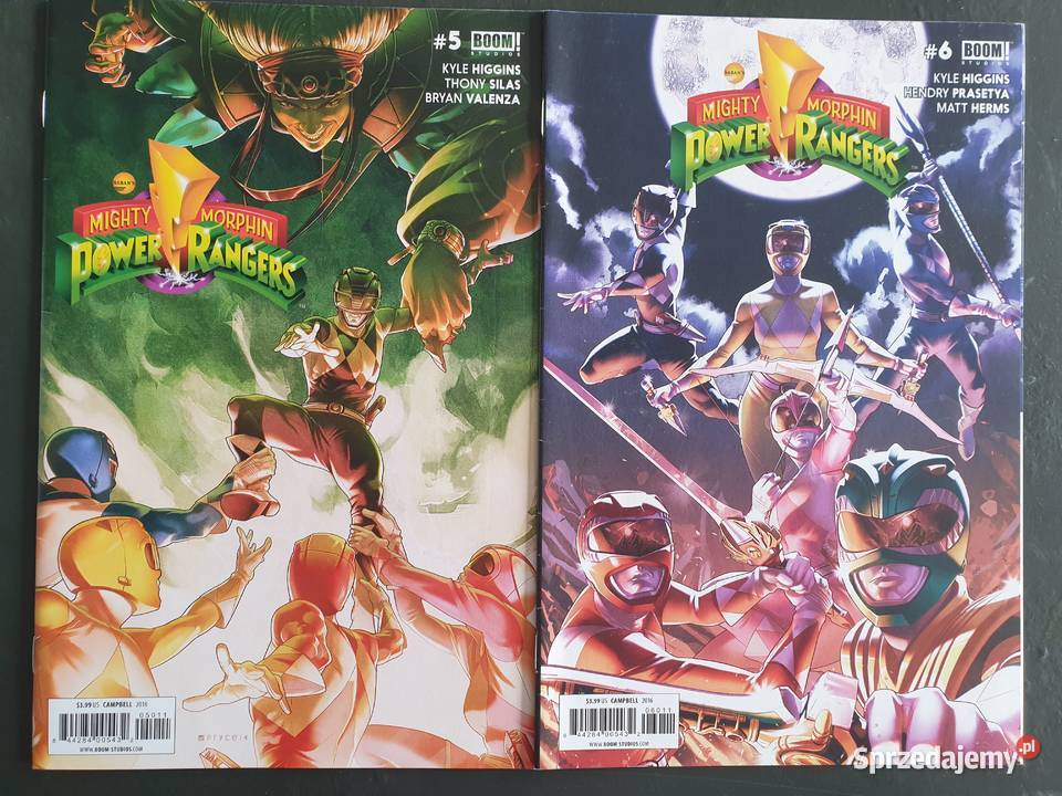 Power Rangers kolekcja 18 komiksów USA Komiksy Kultura i Rozrywka pomorskie Gdynia