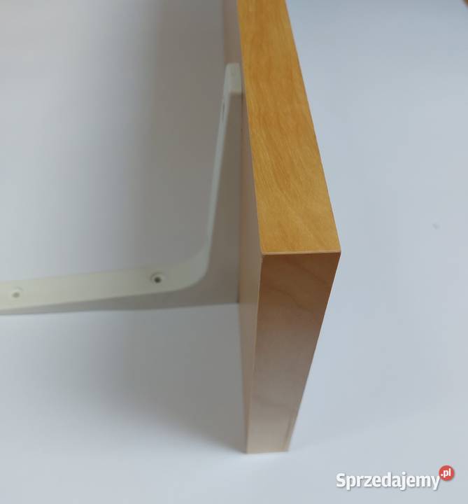 Półka drewniana fornirowana 80x20 klon IKEA Półki Kraków