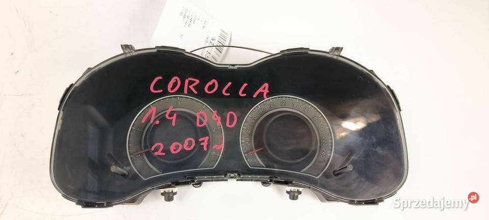 LICZNIK ZEGAR TOYOTA COROLLA 8380002Q12 Lipno