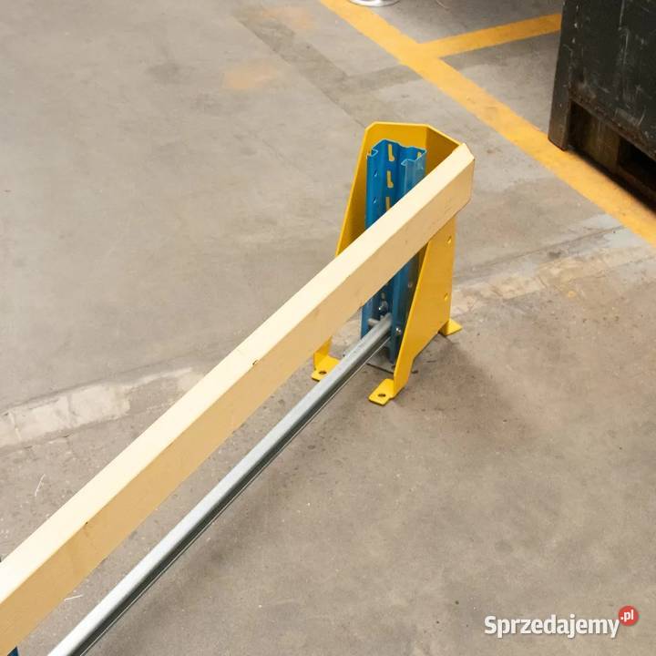 Odbojnica boczna ramy regału 40x240 Stal żółta Magazynowanie Chmielów
