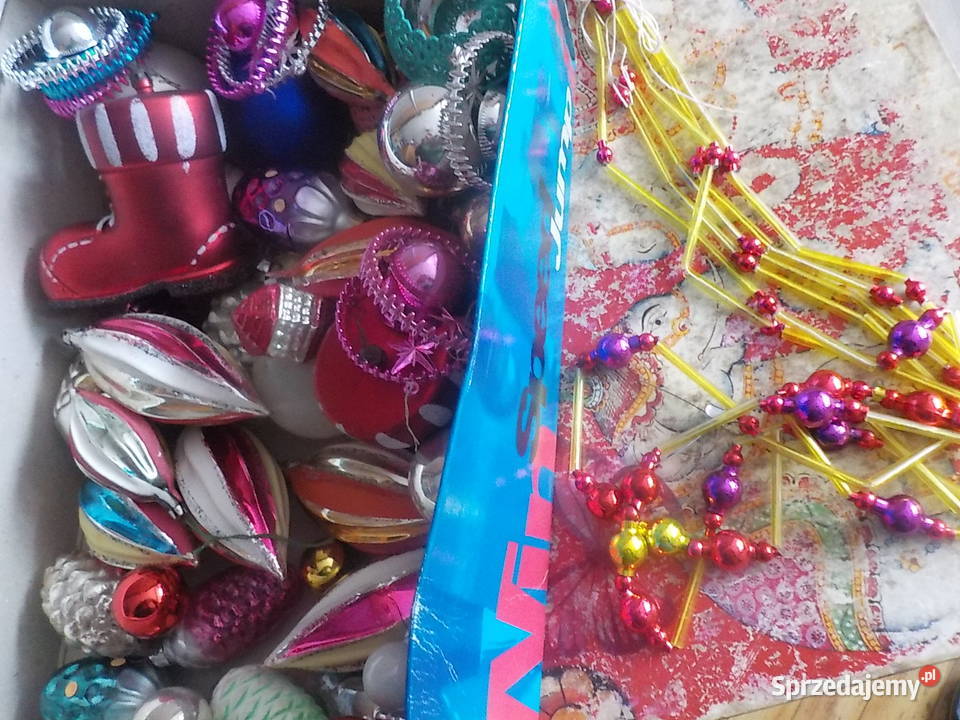 bombki z PRL ręcznie malowane kolekcjonera Warszawa