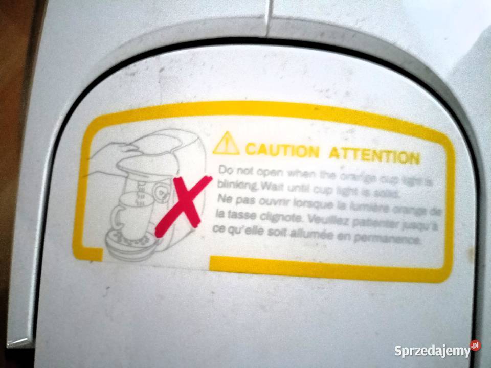 Ekspres do kawy na kapsułki Bosch Haushalt Happy AGD drobne