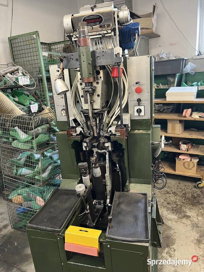 Ćwiekarka pięt International maszyny obuwnicze Kalwaria Zebrzydowska sprzedam