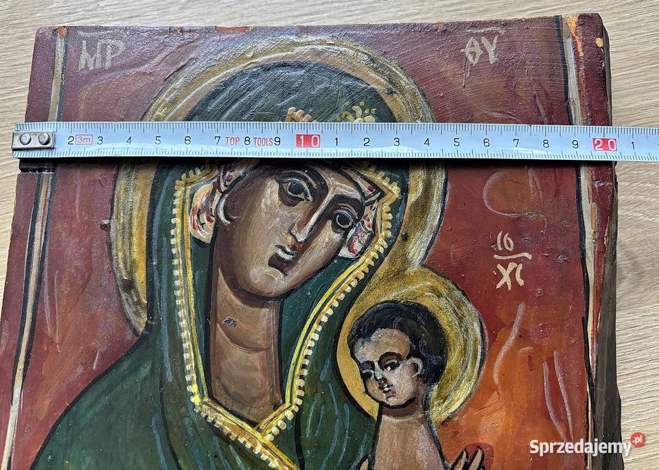Obraz ikona malowana na desce drewnianej zachodniopomorskie Szczecin