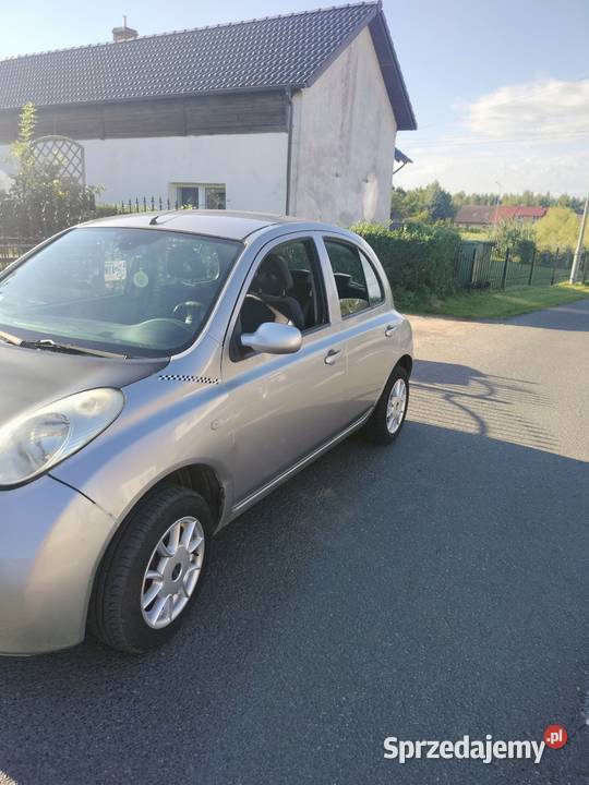 nissan micra diesel srebrny Motoryzacja Drągowina