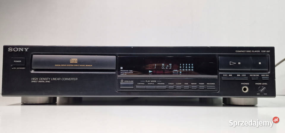 Cd player SONY CDP 397 CDP397 odtwarzacz wielkopolskie Międzychód