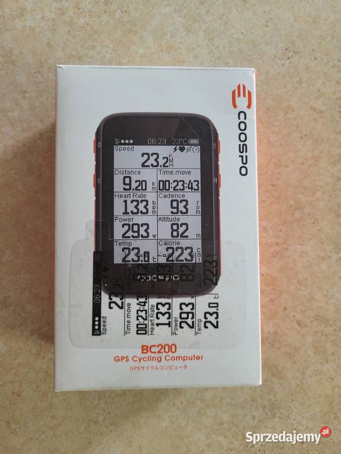 Coospo BC200 Bezprzewodowy licznik rowerowy GPS mazowieckie Żyrardów