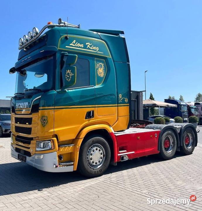 Ciagnik 6x4 60 tonowy Scania R 650 Eur 6 kabina sypialna Ciągniki siodłowe Warszawa