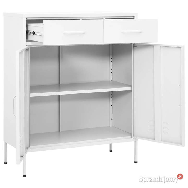 Szafka biała 80x35x1015 stalowa WM336161 Warszawa