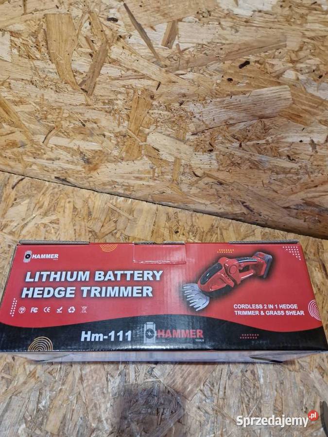 Akumulatorowe nożyce Hammer HM111 2in1 to lekkie Głogowa