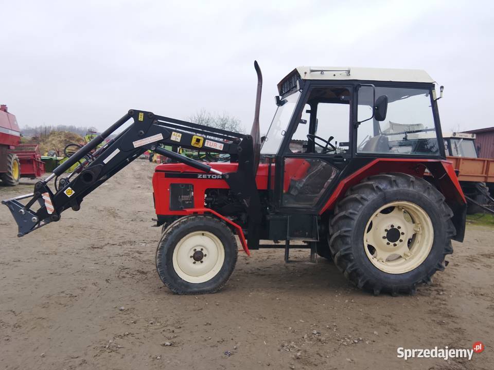 Ciągnik Zetor 7711 z turem 3 sekcyjnym w Skaryszew