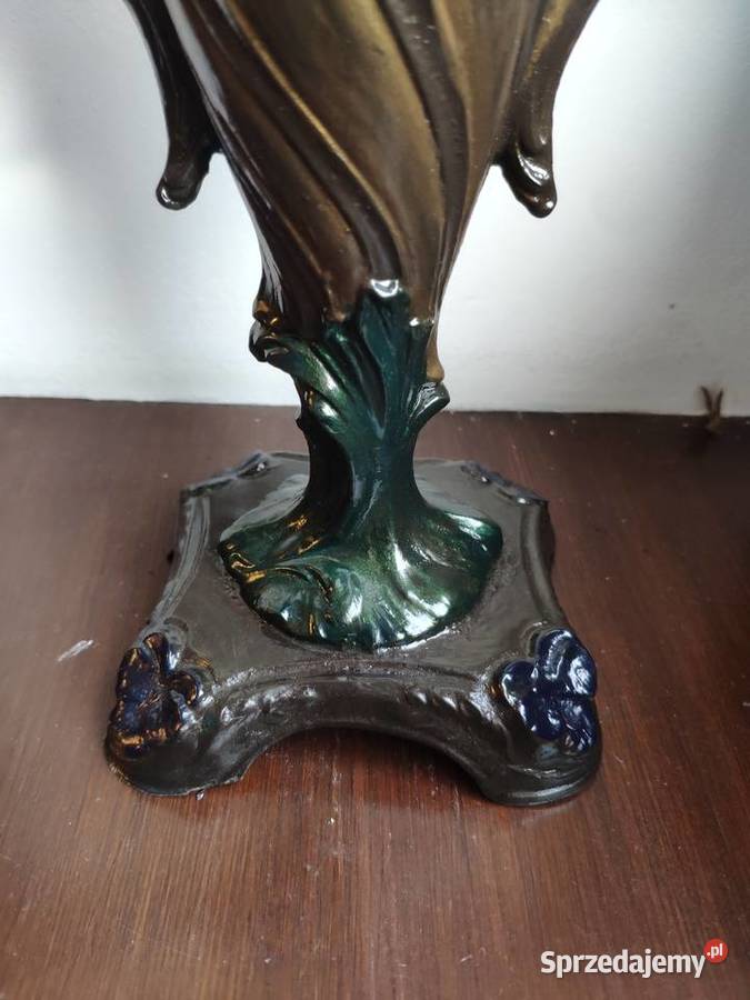 Para identycznych francuskich lamp naftowych XIX Kraków