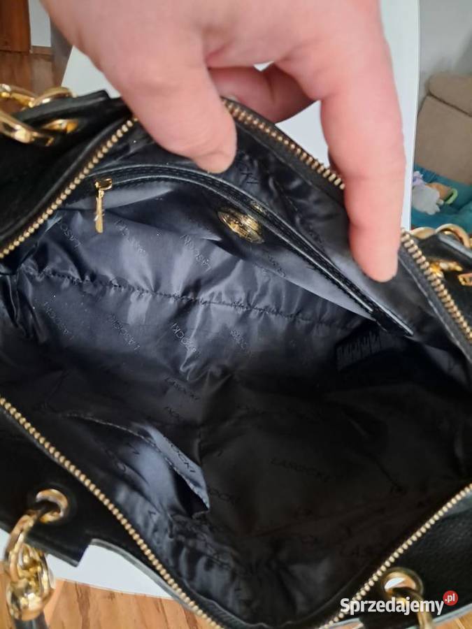 nowa czarna skórzana torebka Lasocki BRT595 brak świętokrzyskie Sandomierz