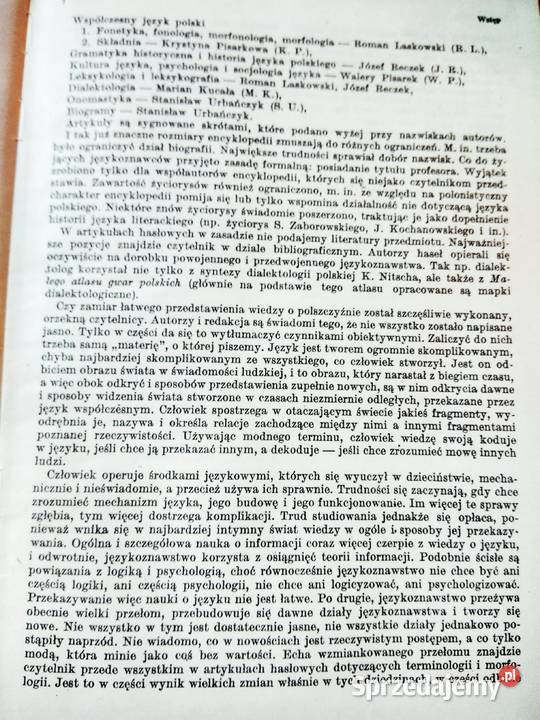 Encyklopedia wiedzy o języki polskim księgarnie