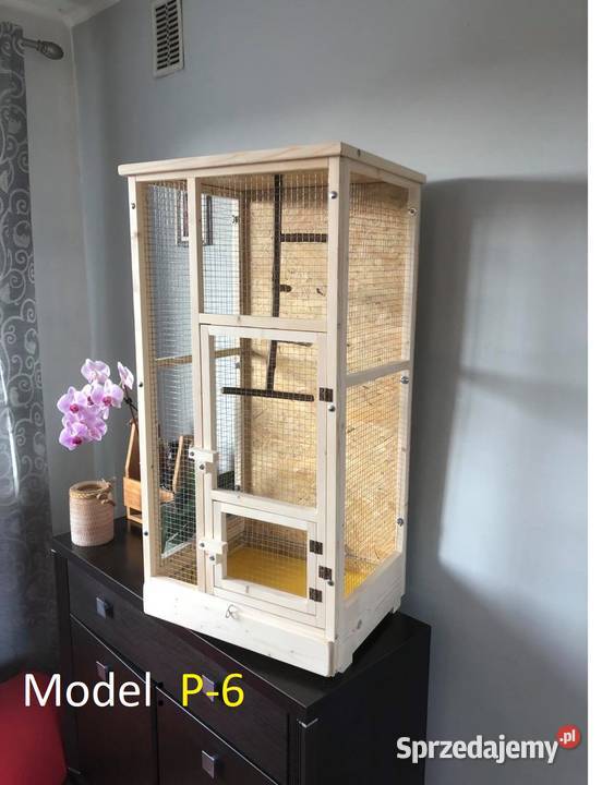 Klatka drewniana ptaków egzotycznych Myszków sprzedam