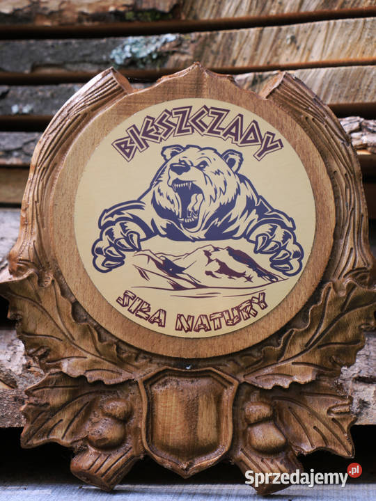 Pamiątka z Bieszczad Rzeźbiona deska
