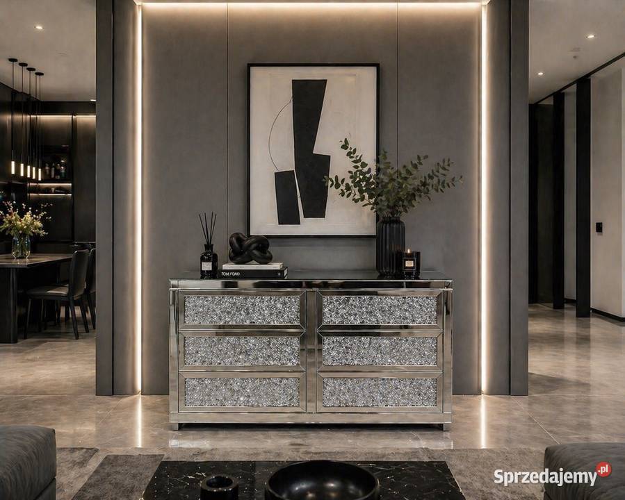 Lustrzana komoda z kryształkami Milion Diamonds sprzedam