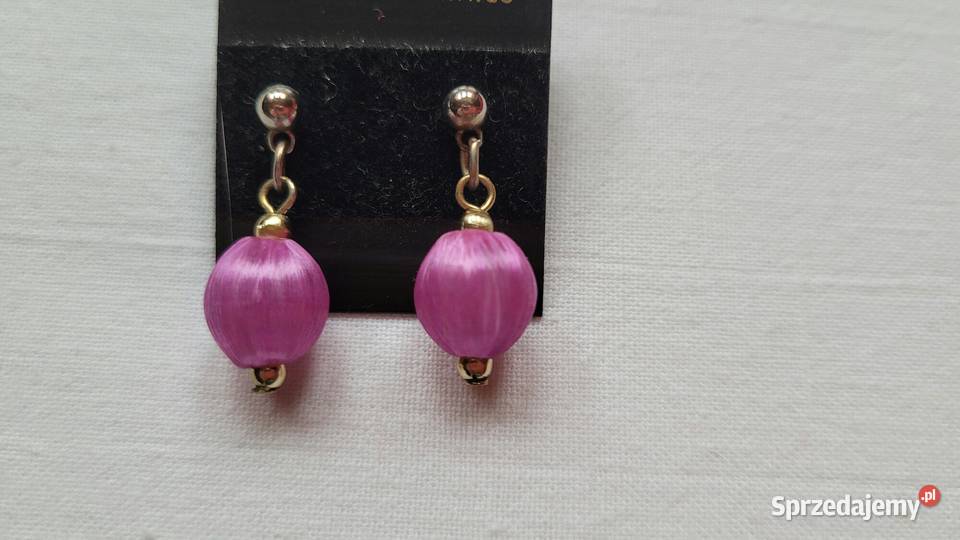 Nietuzinkowe różowe kolczyki Piekary Śląskie