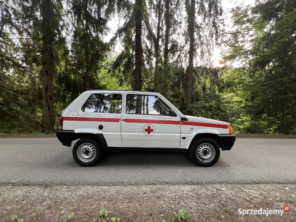 Fiat Panda Ambulans Zabytek Stan Kolekcjonerski Rok produkcji 1991 Istebna sprzedam