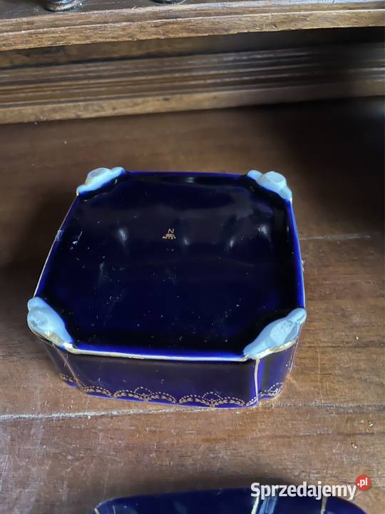 Puzderko szkatułka z dekorem Miłości wiedeńskiej pomorskie Gdańsk