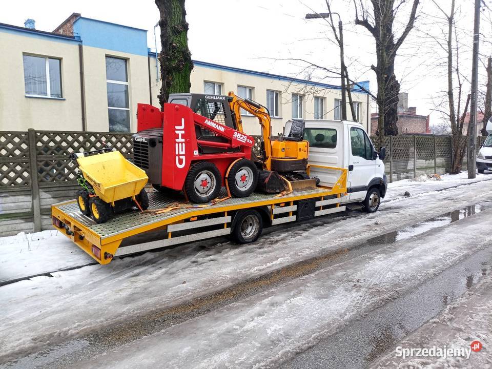 Transport pojazdów urządzeń gabarytow Transport specjalistyczny Sosnowiec