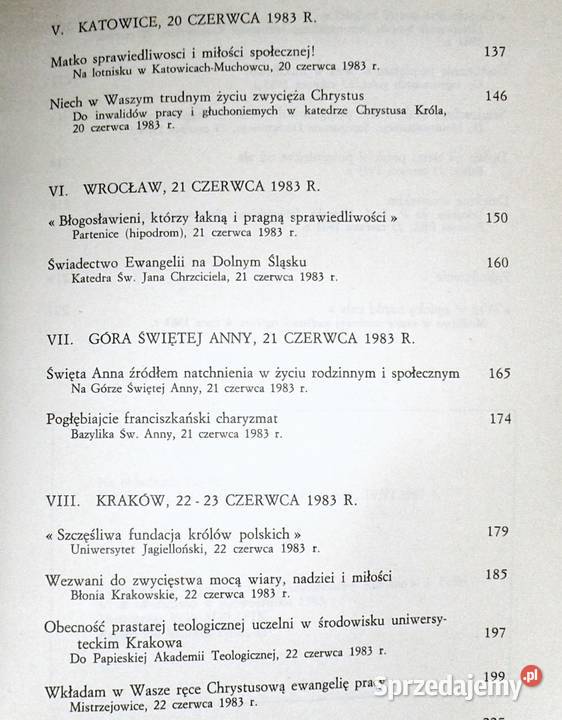 Pokój Tobie Polsko Ojczyzno moja Jan Paweł II miękka lubelskie Chełm sprzedam