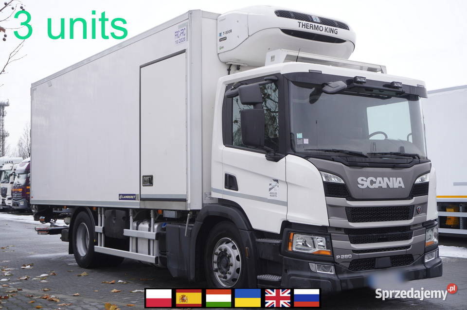 Scania P280 4x2 E6 Chłodnia Lamberet 16 EPAL nie Chłodnie sprzedam