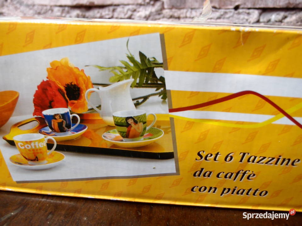 Zestaw 6 filiżanek do kawy espresso 90ml z Łódź sprzedam