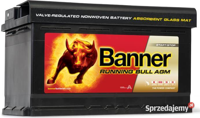 Akumulator Banner AGM 80Ah 800A Chopina 1 osobowe mazowieckie Płock sprzedam