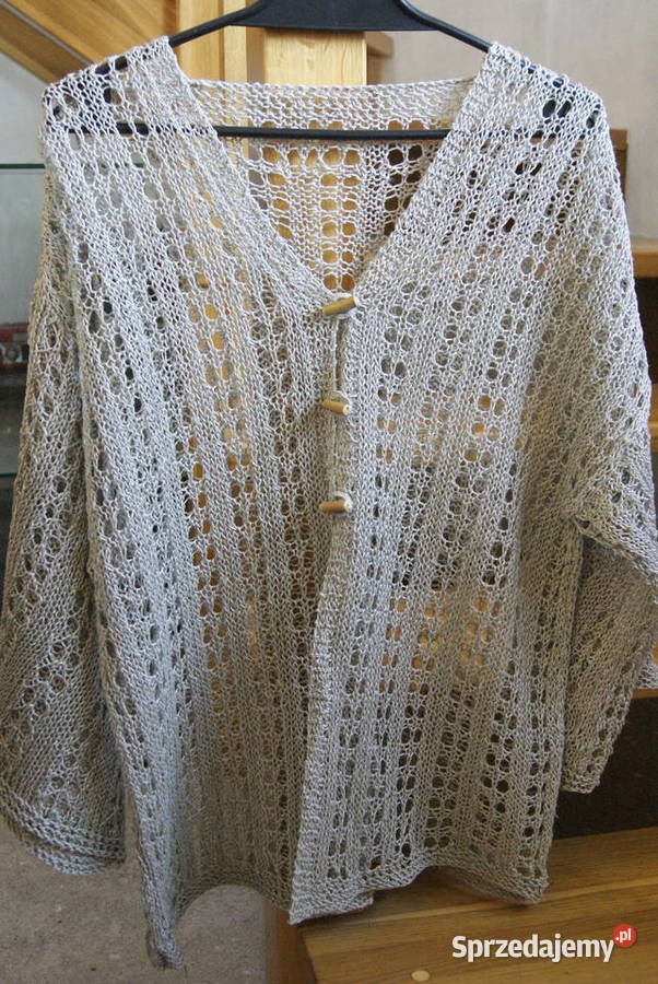 Tunika suknia len rękodzieło artystyczne łódzkie Łódź