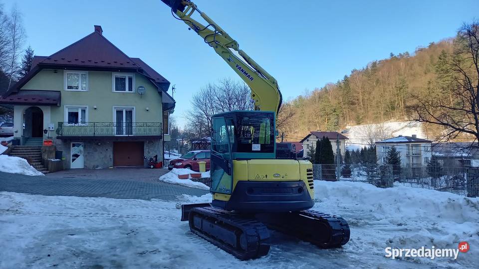 koparka gąsienicowa Yanmar VIO 80 2011r 8 ton