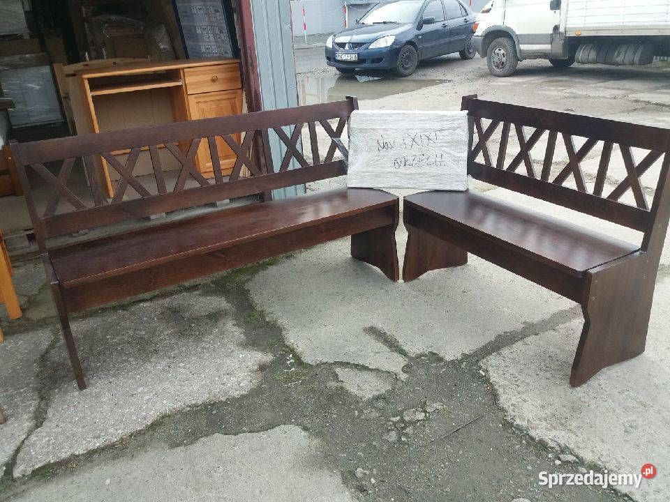 Narożnik kuchenny stół drewno sosnowe 150cm Krosno
