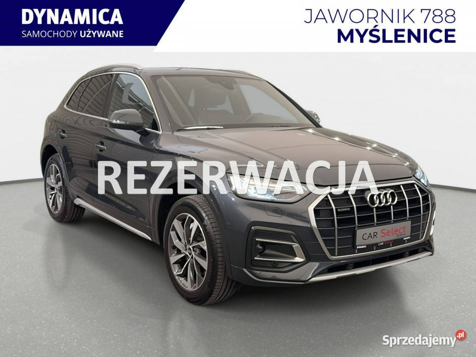Audi Q5 VAT 23 Advanced 40TFSI mHEV 204 Stronic łopatki zmiany biegów małopolskie Myślenice sprzedam