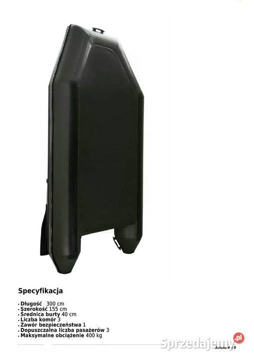 Nowy ponton motorowy NawiPoland MP300 BIG Mielec