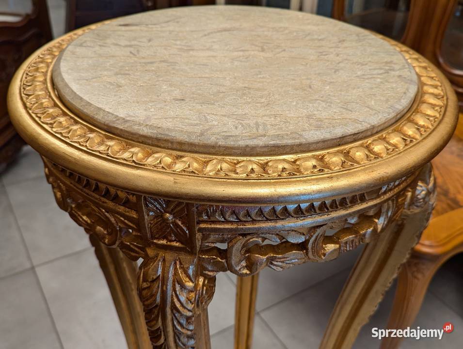 Piękny wysoki stolikkwietnik wys111 złotysklep Dąbrowa Górnicza