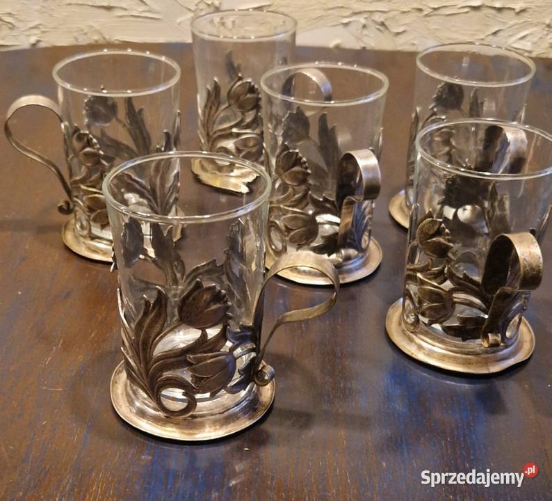 SZKLANKI 4 vintage lata 6070te czsy PRLu nowe Porcelana i szkło Lublin