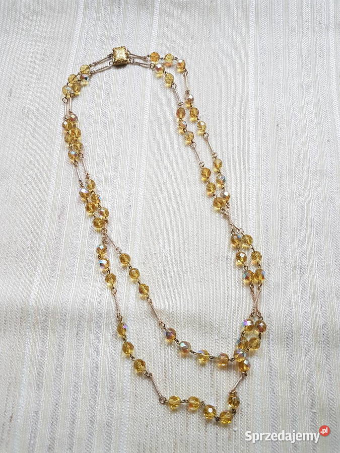 Piękne stare korale Jablonex Pozostałe małopolskie Trzebinia