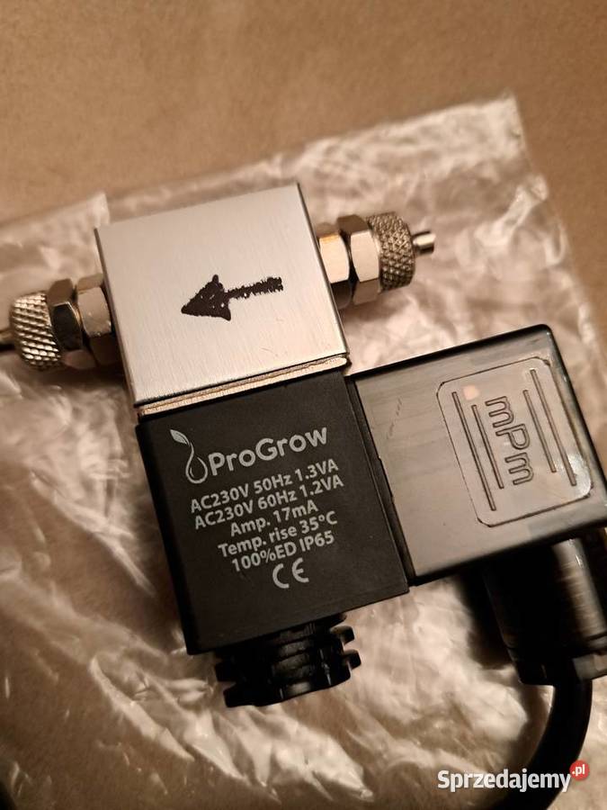 Elektrozawór CO2 ProGrow zachodniopomorskie Szczecin sprzedam
