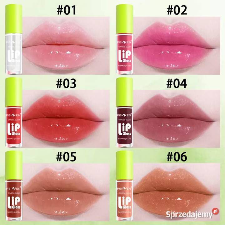 Zestaw błyszczyków do ust PEIYEN 6 Lip Gloss Kraków