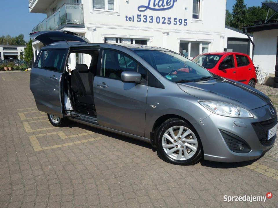 Mazda 5 MAZDA 5 ZAREJESTROWANA II 2010 wielofunkcyjna kierownica Słupsk sprzedam