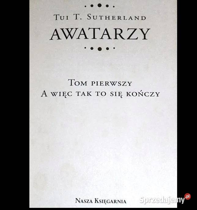 A więc tak to się kończy Tui T Sutherland miękka