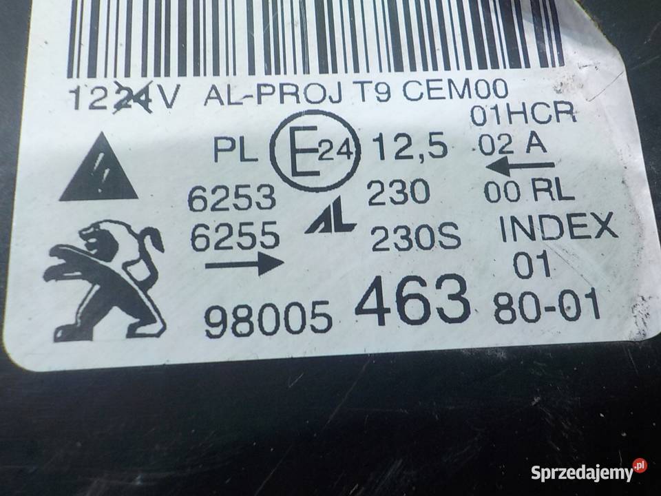 PEUGEOT 308 II GT 12 B AUT 16r HB 5D lampa prawa Suków