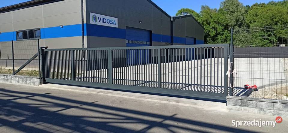 Brama przemysłowa przesuwna 814mb przesuwna Bełchatów sprzedam