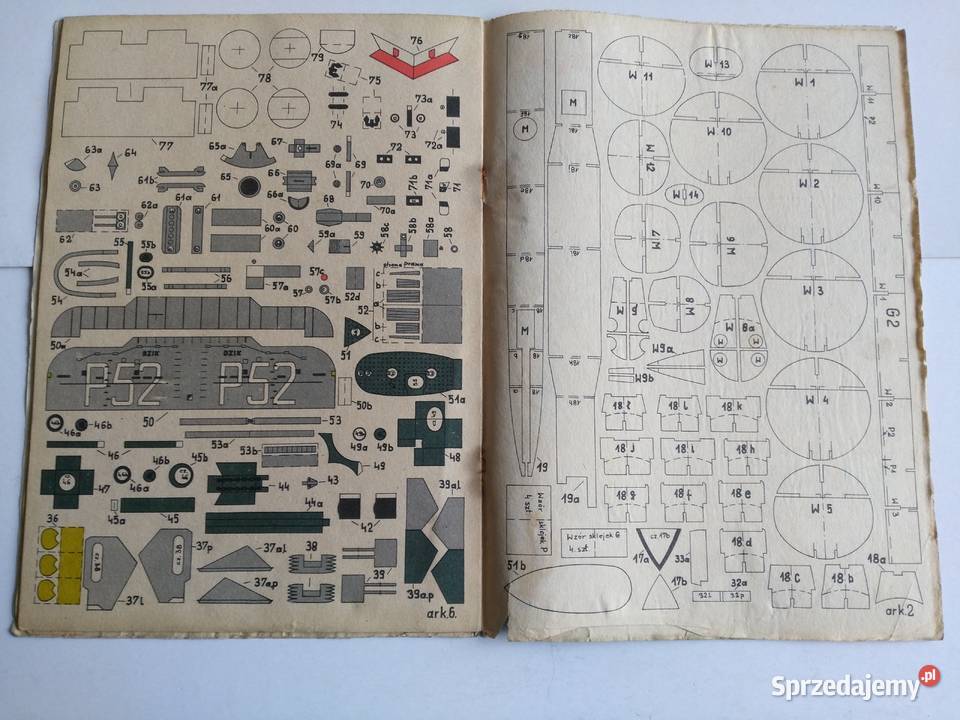 Mały Modelarz 51980 Okręt podwodny ORP Dzik Dąbrowa Górnicza