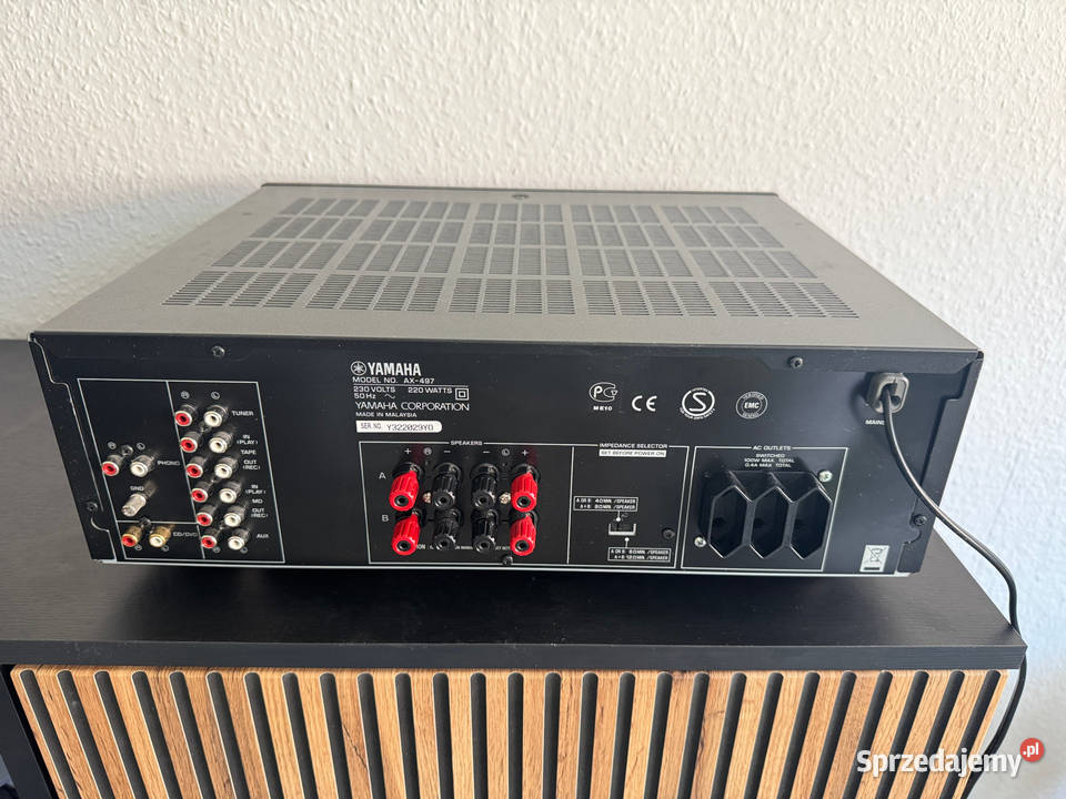 Wzmacniacz Yamaha AX497 hifi stereo Natural Wzmacniacze i pokrewne Wrocław sprzedam