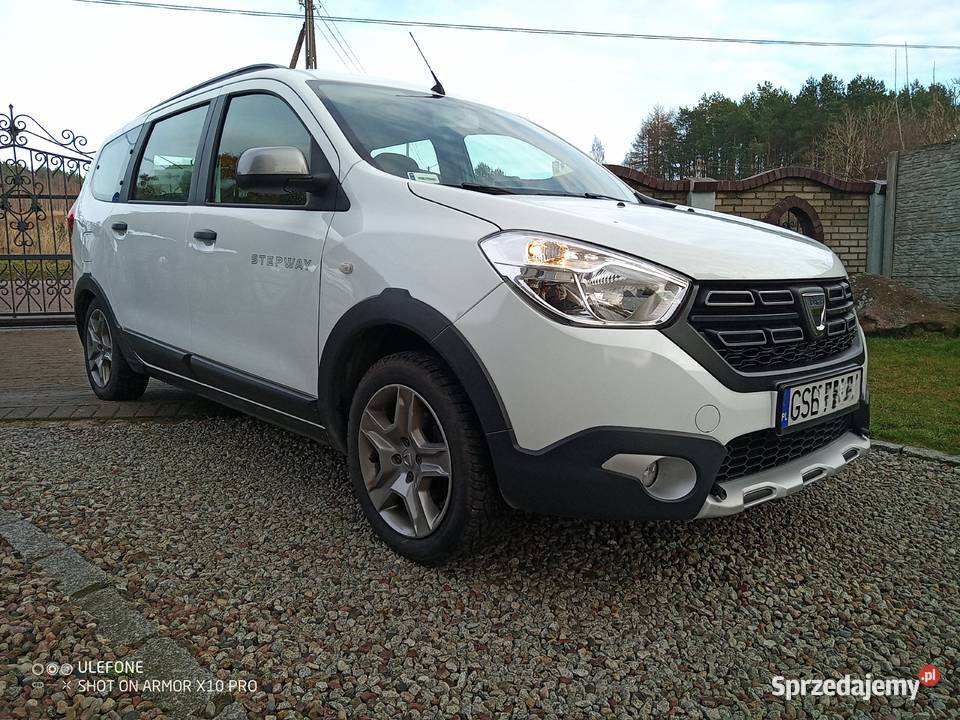 Dacia Lodgy 15 dci stepway 2022 1 właściciel 7 pomorskie
