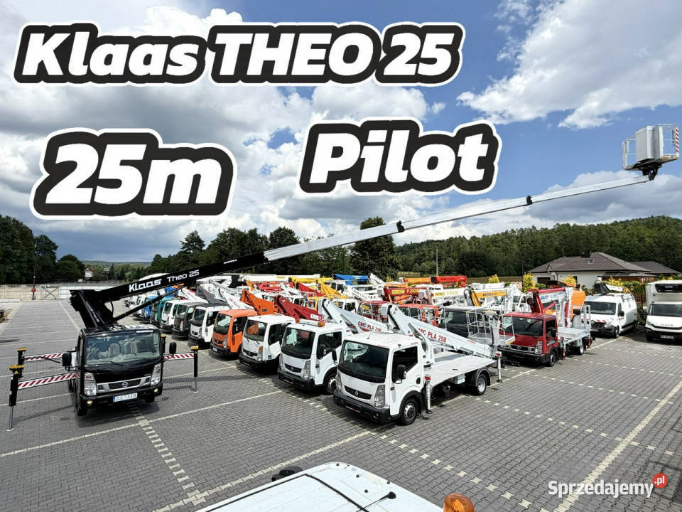 Nissan Cabstar Podnośnik Koszowy 25m KLAAS THEO specjalny Widełki